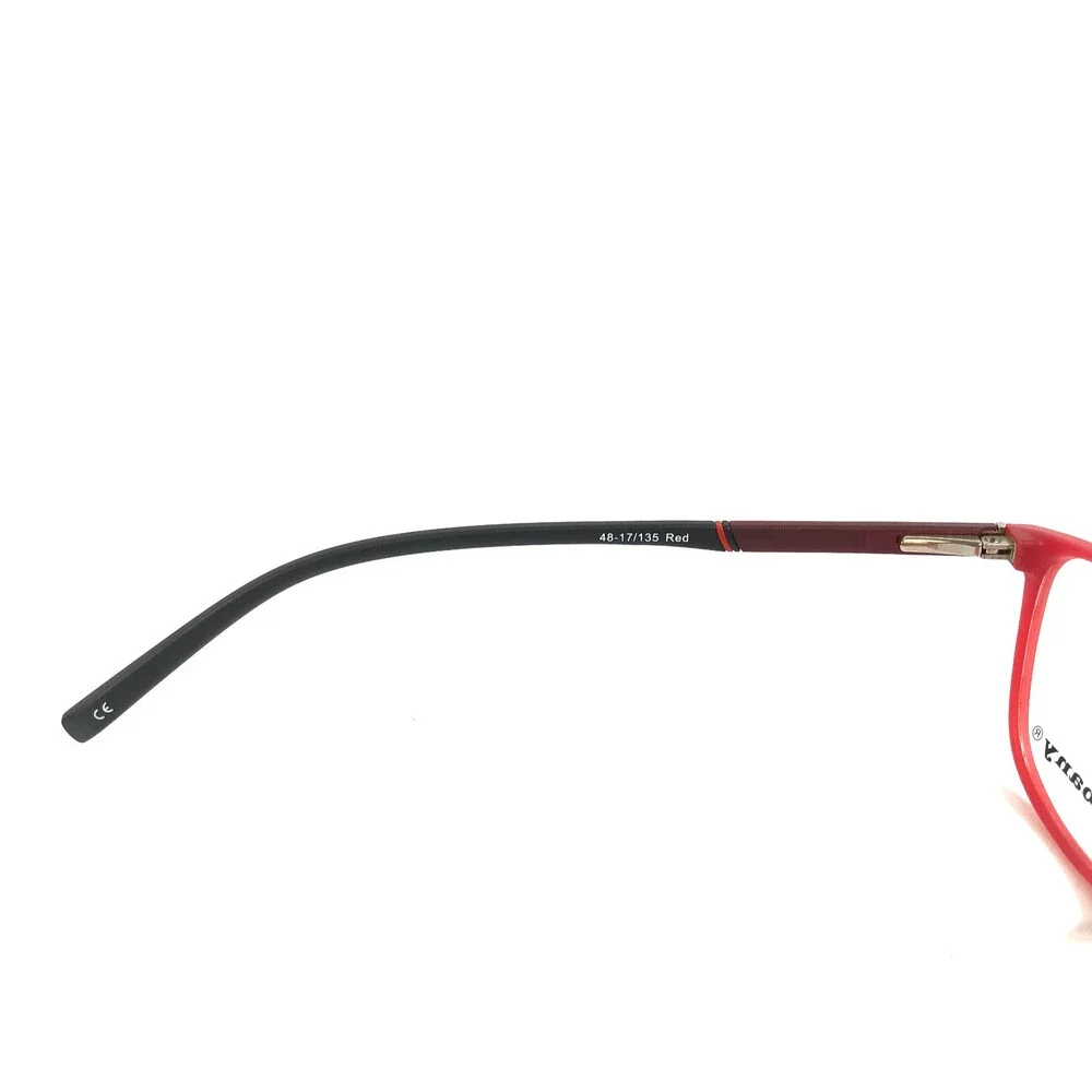 Dolabany Eyeglasses Frames Surgeon Matte Red Black Cat Eye Full Rim 48-17-135